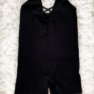 New Seamless Black Bodysuit